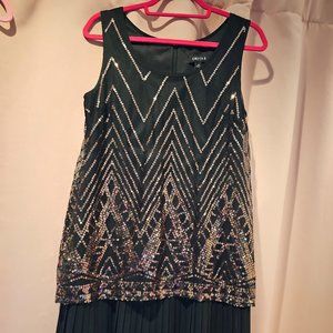 Chetta B sleeveless sequined dress